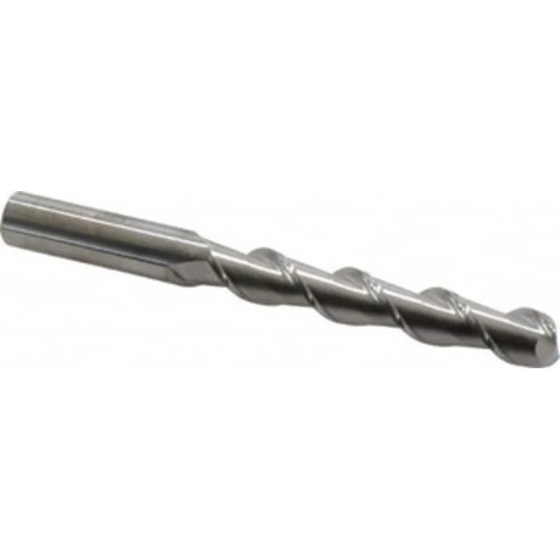 KYOCERA SGS 1/2, 3 LOC, 1/2 Shank Diam, 5 OAL, 2 Flute, Solid Carbide Square End Mill Single End, Uncoated, Spiral Fl...